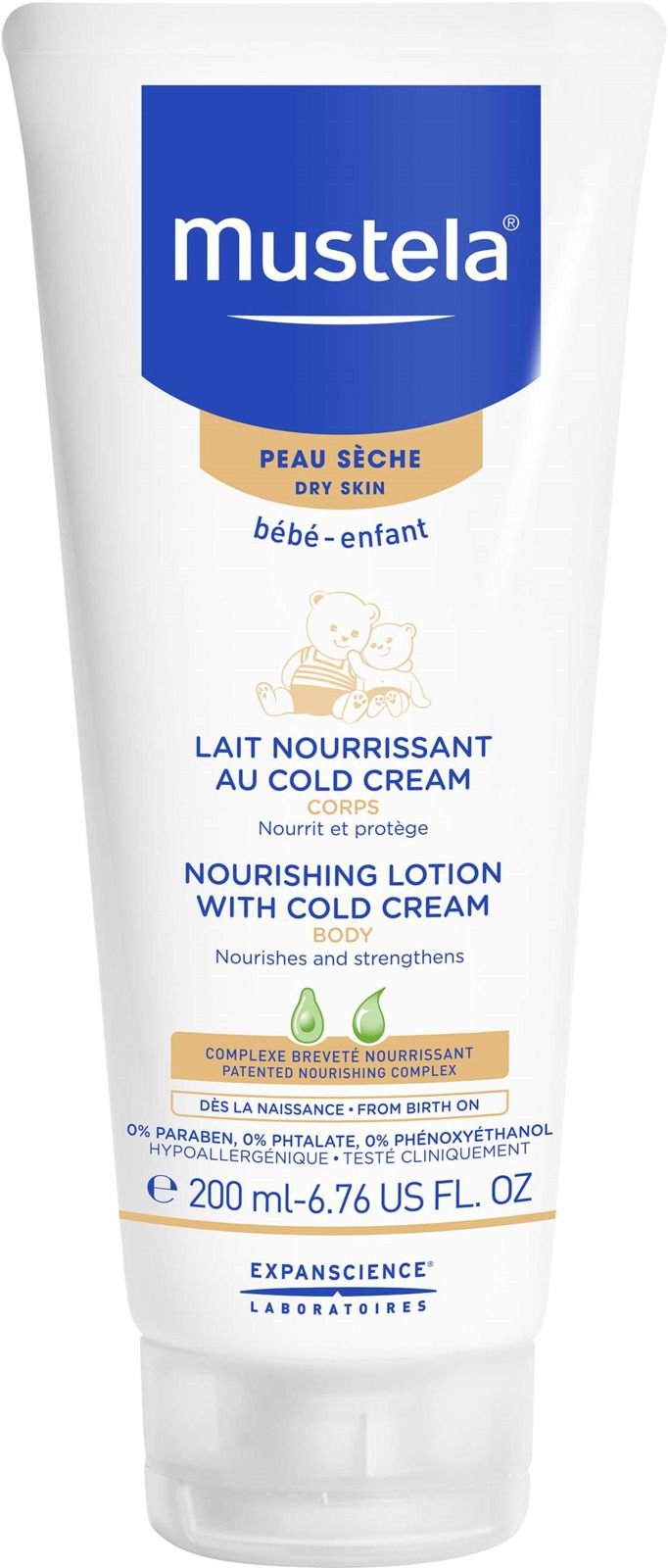 Mustela Nourishing Lotion With Cold Cream, Питательный лосьон, 200 мл