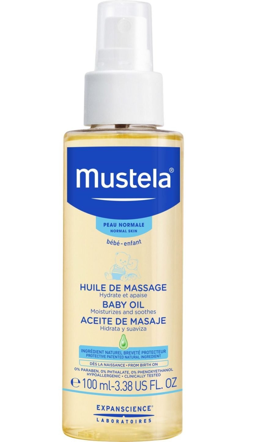 Mustela Massage Oil, Massage Oil, 100 ml