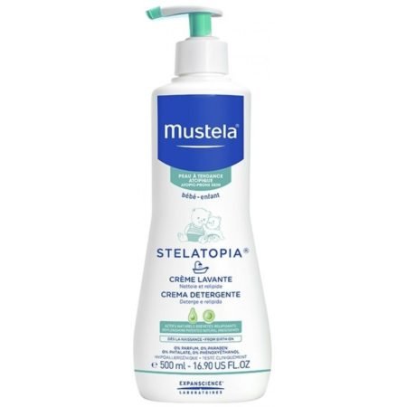 Mustela Stelatopia Cleansing Cream, Очищающий Крем, 500 мл