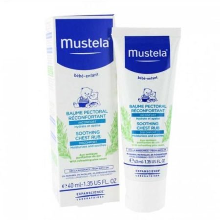 Mustela Soothing Chest Rub, Children’s Cough Balm, 40 ml