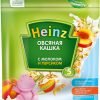 Каша Heinz молочная овсяная с персиком (с 5 месяцев) 200 г 5091