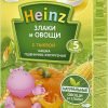 Каша Heinz безмолочная Злаки и овощи пшенично-кукурузная с тыквой (с 5 месяцев) 200 г