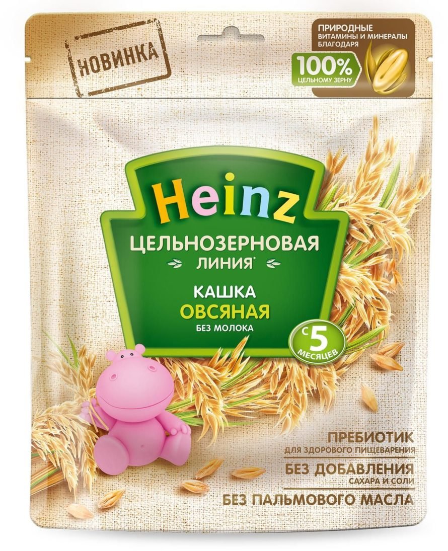 Heinz dairy-free porridge Whole-grain oat (from 5 months) 180 g