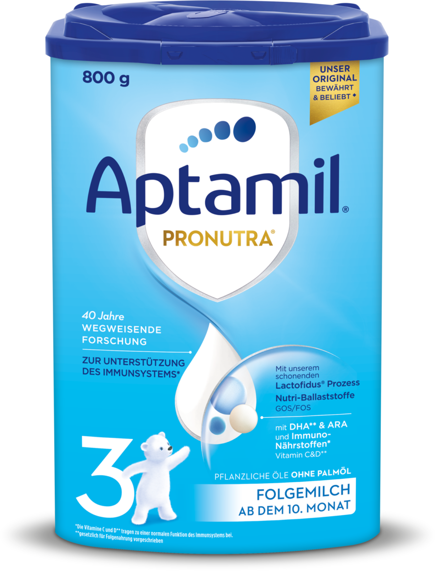 Молочная смесь для новорожденных Aptamil Pronutra 3 Folgemilch