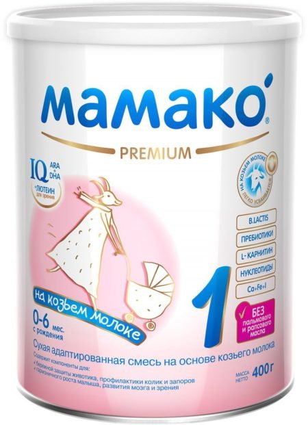 Смесь МАМАКО 1 Premium (c 0 до 6 месяцев) 400 г