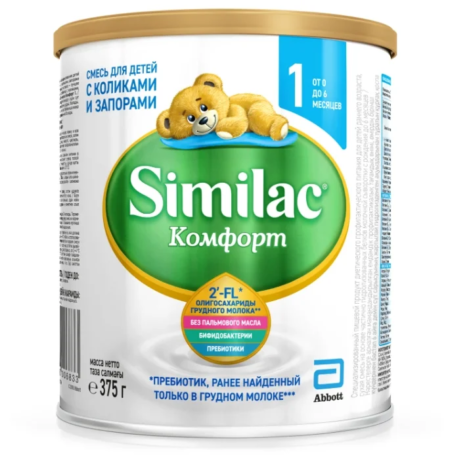 Baby milk formula Similac Comfort 1 (0-6 months) 375 g