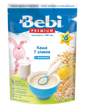 Bebi porridge milk 7 cereals (from 6 months)