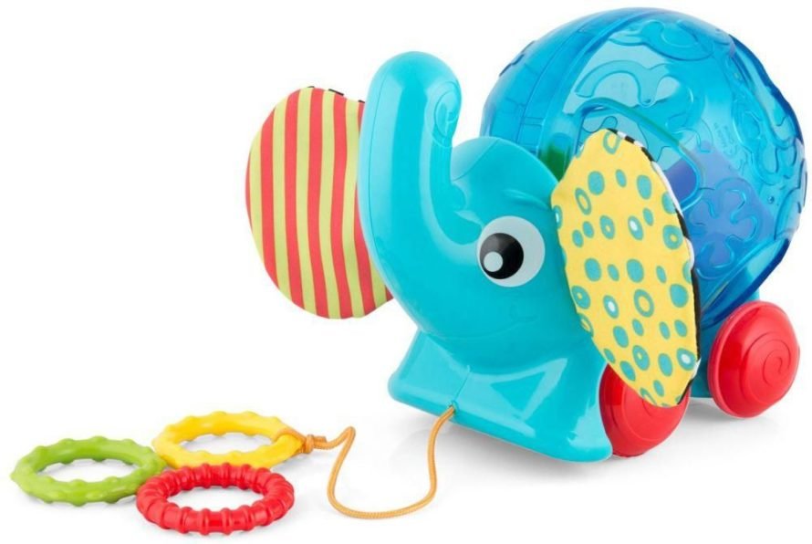 Təkərli oyuncaq Playgro Elephant Pull Along