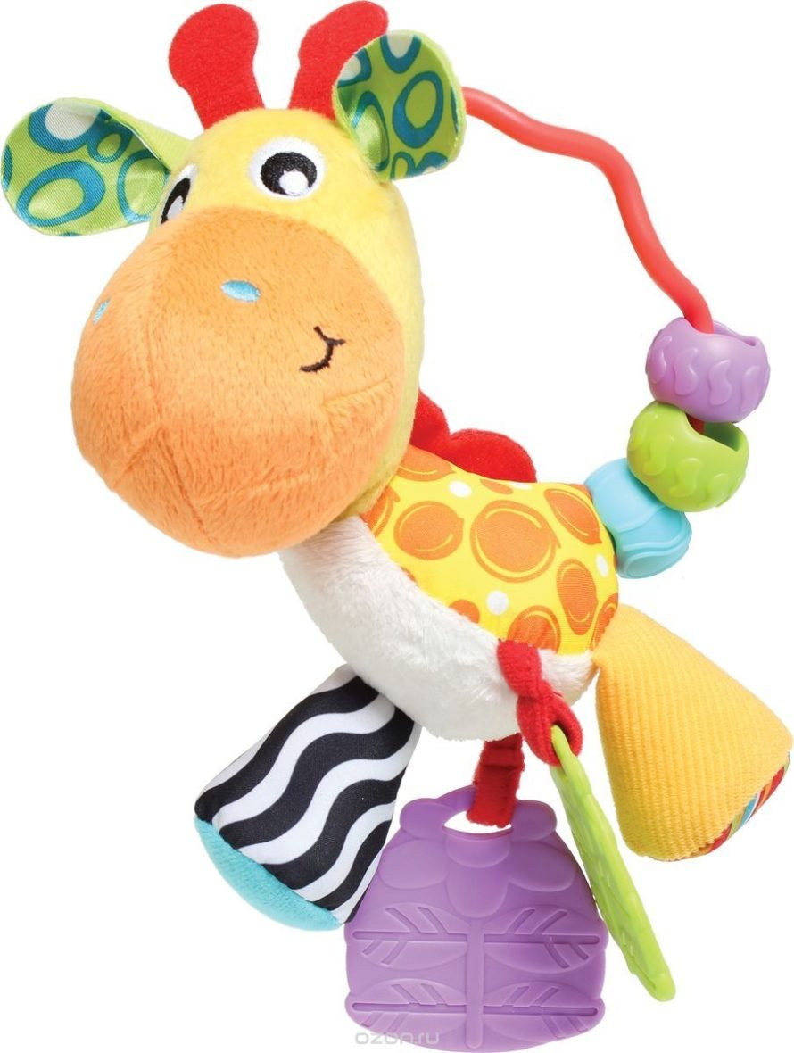 Cinqiltili oyuncaq Playgro Giraffe Activity Rattle