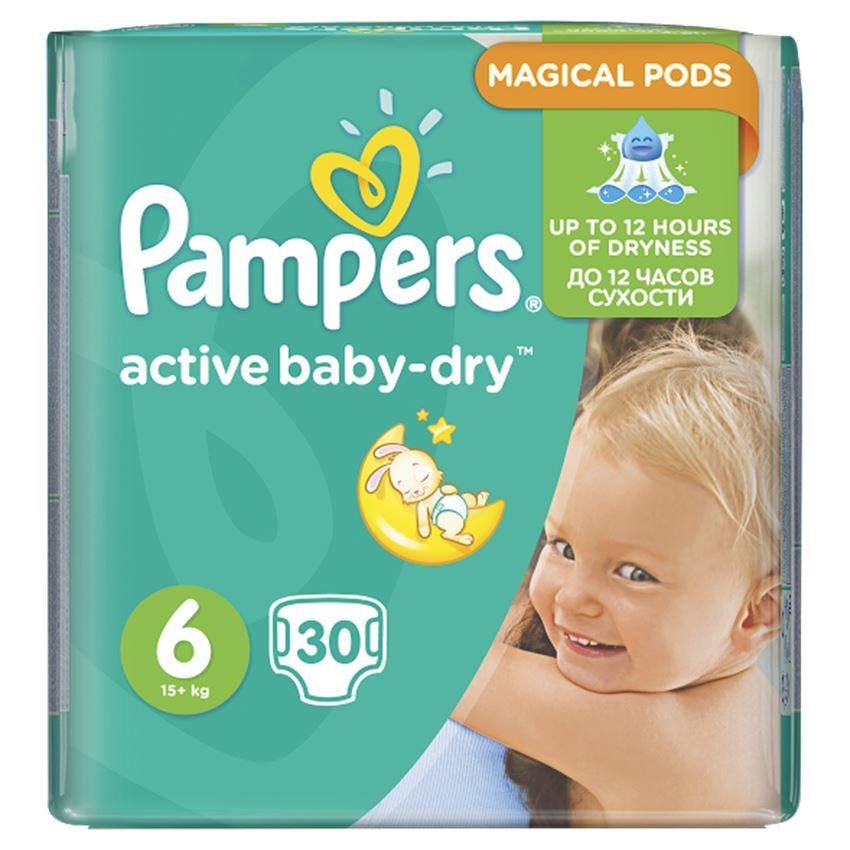 pampers active dry 6