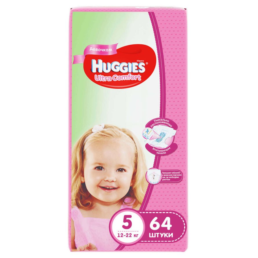 Huggies Ultra Comfort 5 для Девочек