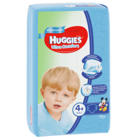 Huggies Ultra Comfort 4+ для Мальчиков