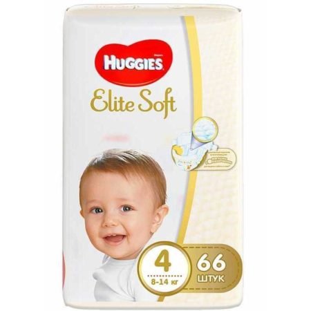 Подгузники Huggies Elite Soft 4 (8-14 кг) 66 шт