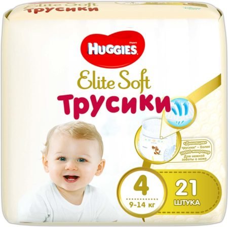 Трусики Huggies Elite Soft 4 (9-14 кг) 21 шт