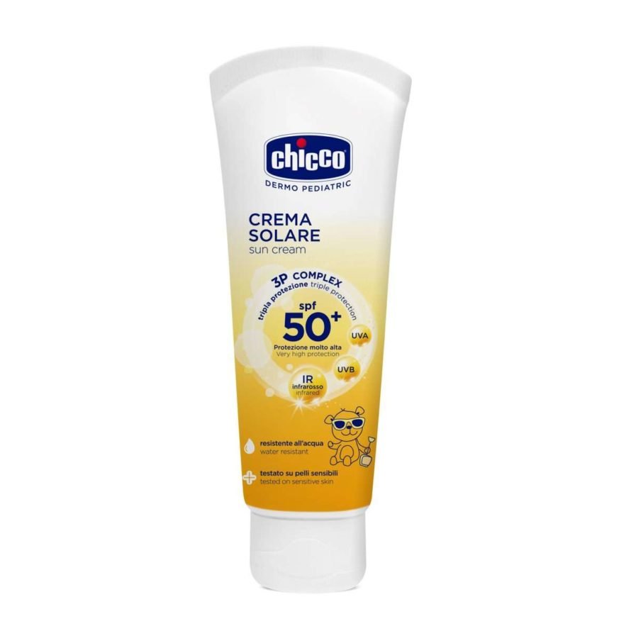 Chicco солнцезащитный крем spf 50+  75 мл