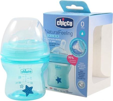 Chicco Natural Feeling feeding bottle blue 150ml