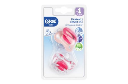 WEE BABY 165 Orthodontic teat 2 pcs.