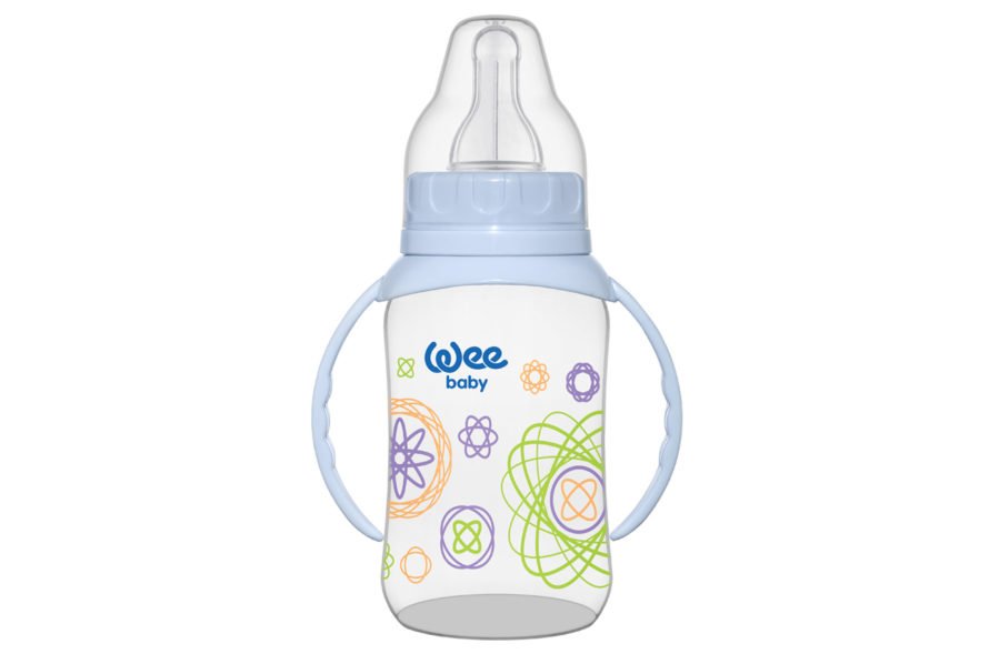 Wee Baby bottle with handles 150 ml