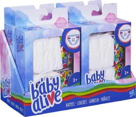 Diapers for Baby Alive dolls, 6 pcs.