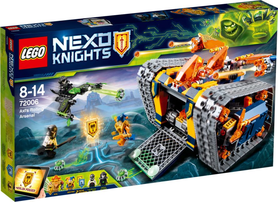 LEGO NEXO KNİGHTS 72006 Aksel mobil Arsenal Designer