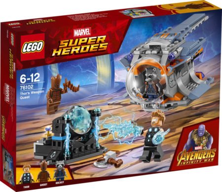 Lego Super Heroes silah axtarış Marvel 76102 konstruktor