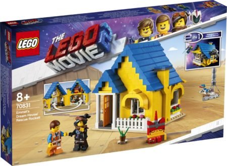 LEGO Movie 2 70831 Dream House Emmet Xilasetmə Roket Konstruktoru