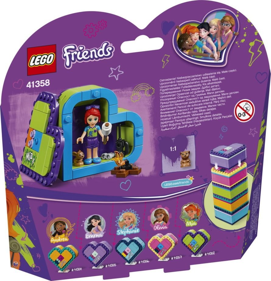 LEGO Friends 41358 Шкатулка-сердечко Мии Конструктор