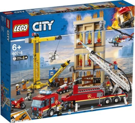 LEGO City 60216 Mərkəzi yanğın stansiyası konstruktor, rəng çox rəngli