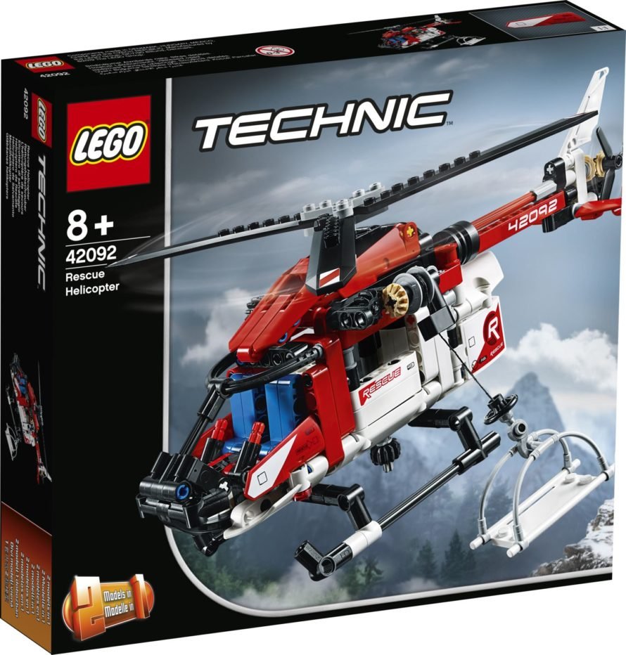 LEGO Technic 42092 xilasetmə helikopter konstruktor, rəng çox rəngli