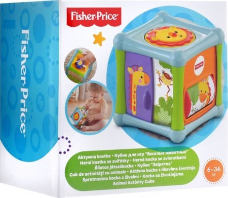Fisher-Price Кубик для игр «Веселые животные»
