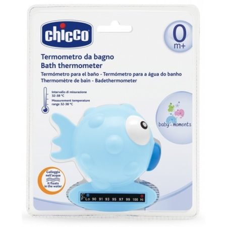 Chicco Термометр для ванной Рыбка синий