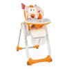 Chicco Highchair Polly 2 Start, 4-wheel orange