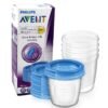 Avent 619/05 ana süd saxlama qabları 180 ml 5 ədəd