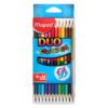 Maped 829600 Duo Color Peps 12Eded