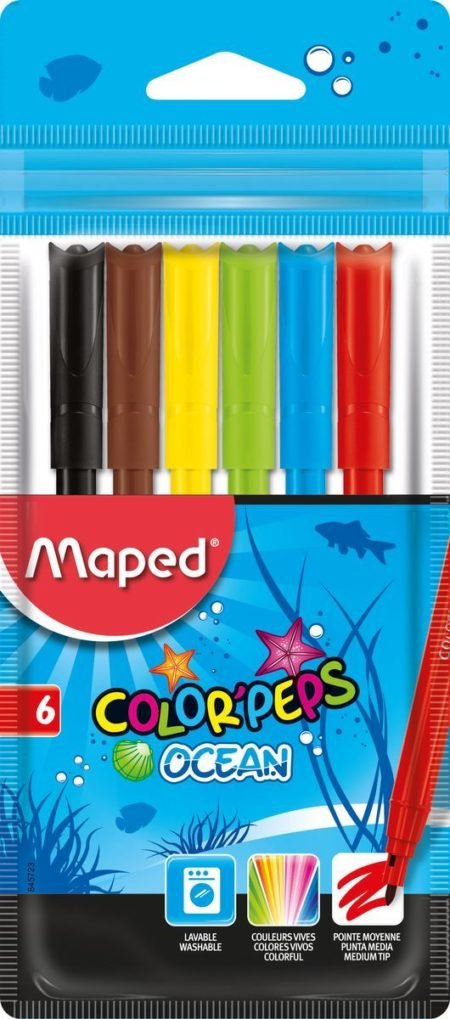 Maped 845723 Color Peps 6 Color