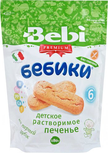 Bebiki gluten free cookies 180 gr