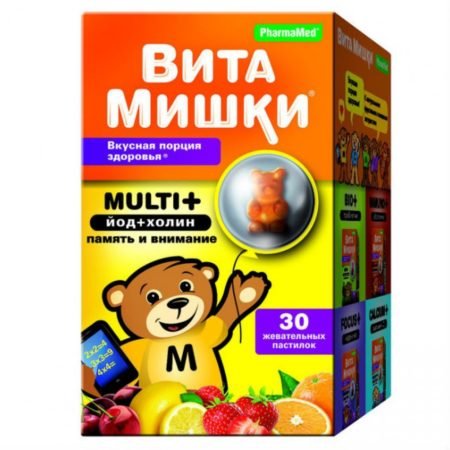 Вита-Мишки жеват пастилки йод+холин