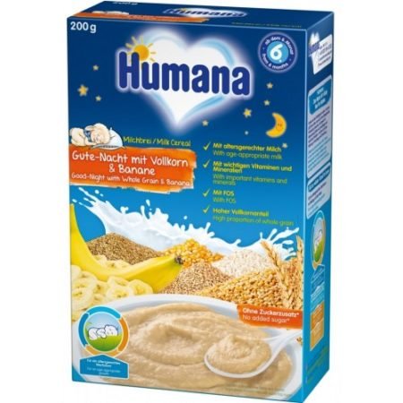 Humana porridge mole sweet dreams cartoon zl with banana 200 gr