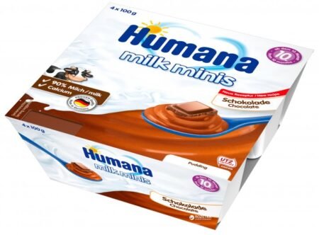 Humana пудинг шоколадный 4*100гр