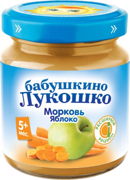 BL mashed carrots apple 100 gr