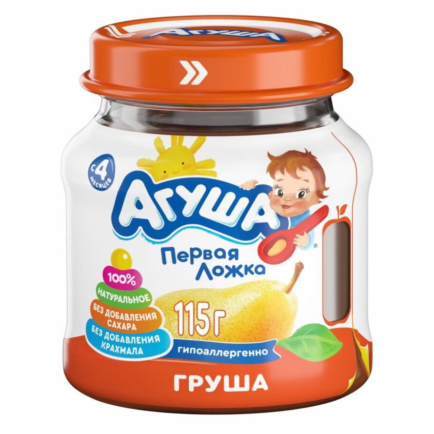 Пюре Агуша груша 115 г