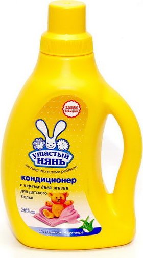 Ушастый Нянь Кондиционер для детского белья с Алоэ вера, 0.75 л