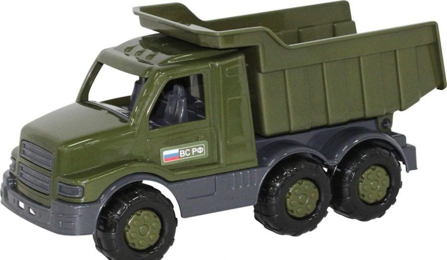 Polesia Gosh military dump truck, assorted color, khaki