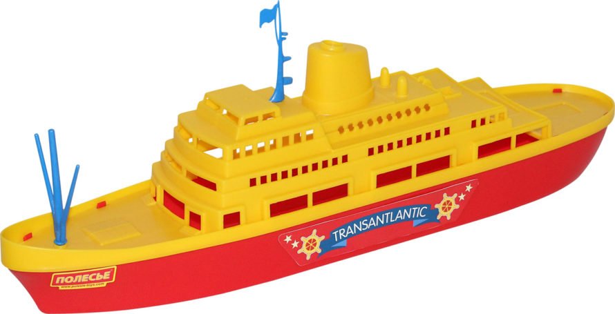 Polesie Ship Transatlantic, color in assortment, color red, yellow