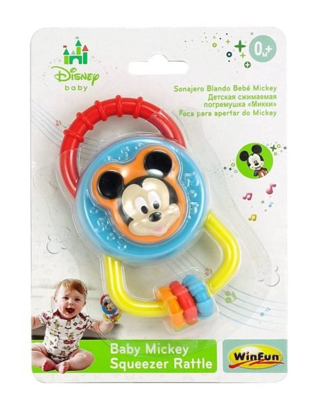 Win Fun Mickey Squeezer Rattle