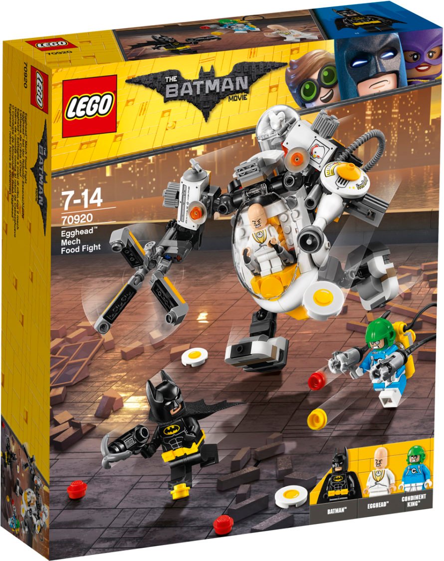 LEGO Batman Movie 70920 Yumurtabaş Robot Konstruktoru ilə döyüş