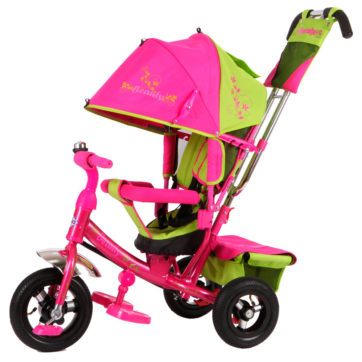 Велосипед с ручкой розовый. Moby Kids Cosmo велосипед 3-колесный. Велосипед Beauty ba2 Trike. Трехколесный велосипед Beauty ba2. Трехколесный велосипед с ручкой кари зеленый xg6631-t16 61204010.