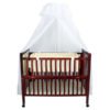 Деревянная кровать Baby Plus с колыбелью и москитной сеткой