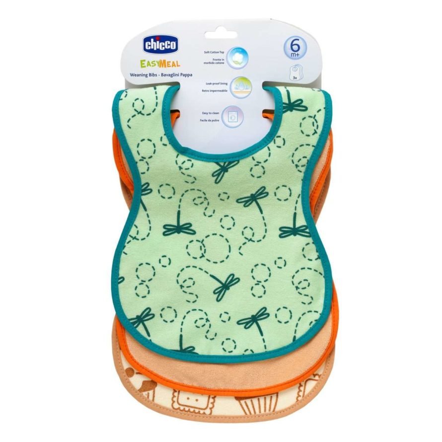 Chicco bibs 6 m 3 pc