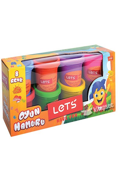Lets 8 Color Play Dough L8358